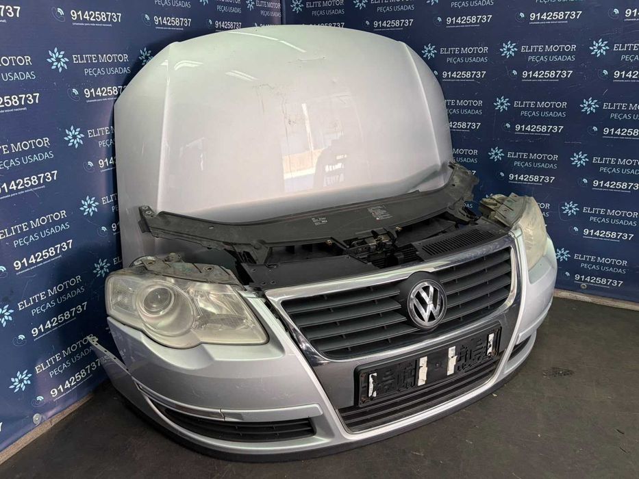 Frente completa usada VW PASSAT B6 2.0 TDI 140CV capot parachoques oticas reforço radiador