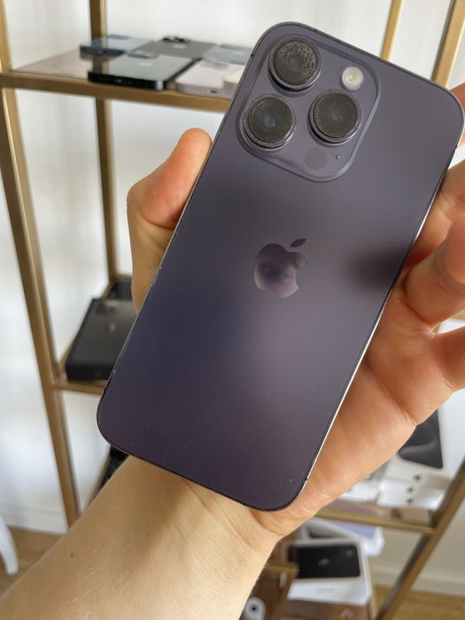 iPhone 14 Pro - Deep Purple - 128gb - 87% kondycji bat. - e-sim