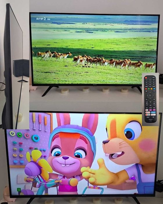 Smart TV 4K Hisense 43" (Modelo 43A7100F) – Como Nova