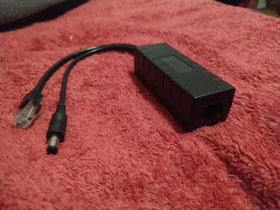 POE-сплиттер активный 48В на 12В 2А для инжекторов, свичей 802.3af/at