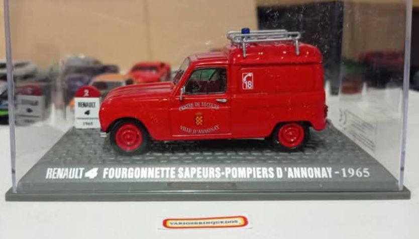 Miniaturas Renault 4L e Citroen DS IXOS 1/43