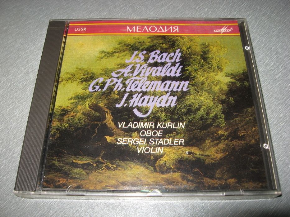 Курлин,Стадлер *Бах,Вивальди,Телеман* - Оригинал New CD Мелодия СССР
