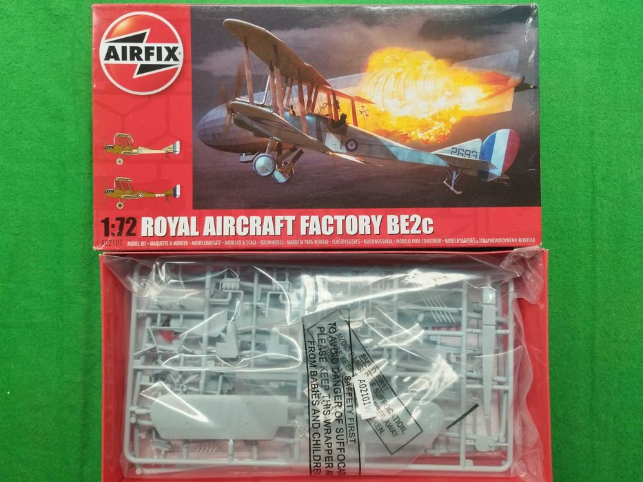 1/72 Airfix AX02101 Royal Aircraft Factory BE.2c RFC RAF kit modelismo