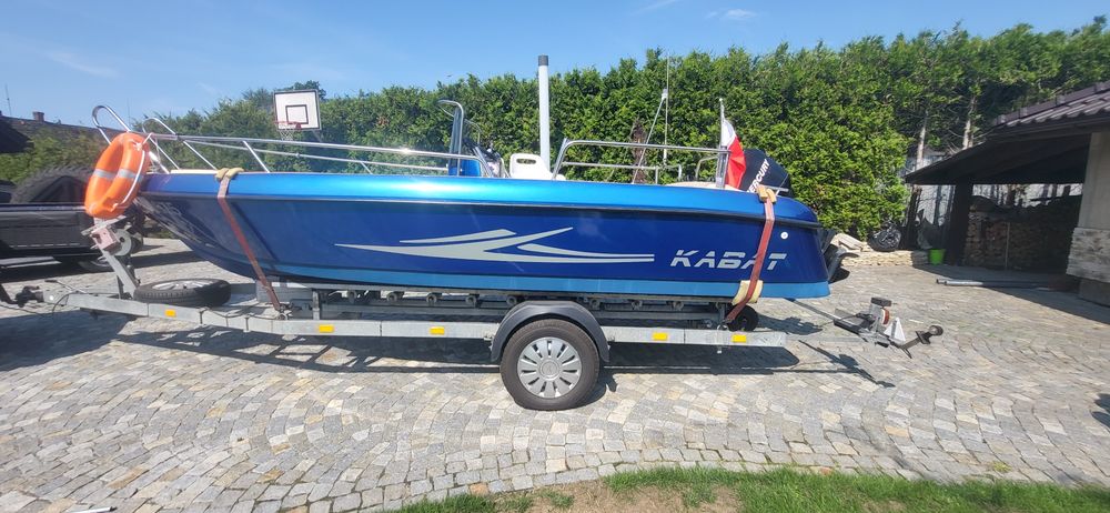 Łódź motorowa 5.6 x 2.4m Mercury 60km przyczepa motorówka