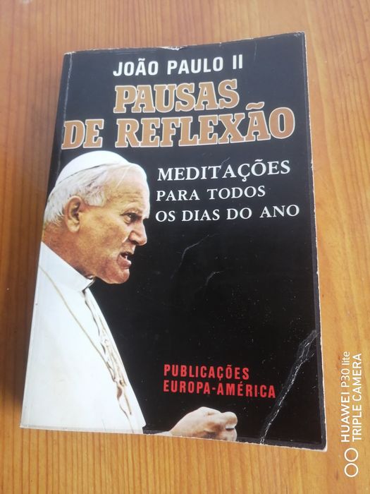 Livro João Paulo II "Pausas de reflexão"