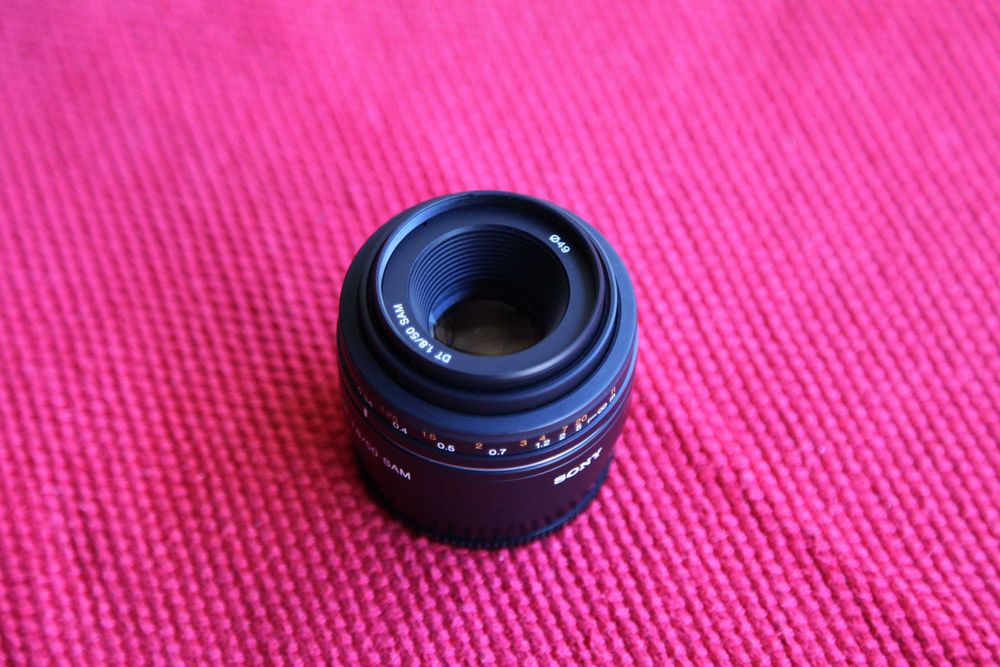 SONY objectiva máquina fotográfica 50mm