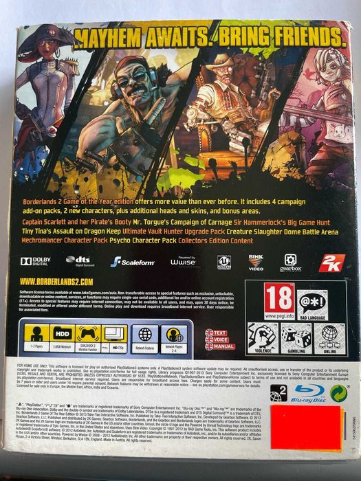Playstation 3 - Borderlands 2 GOTY - Wolumen - Metro Wawrzyszew