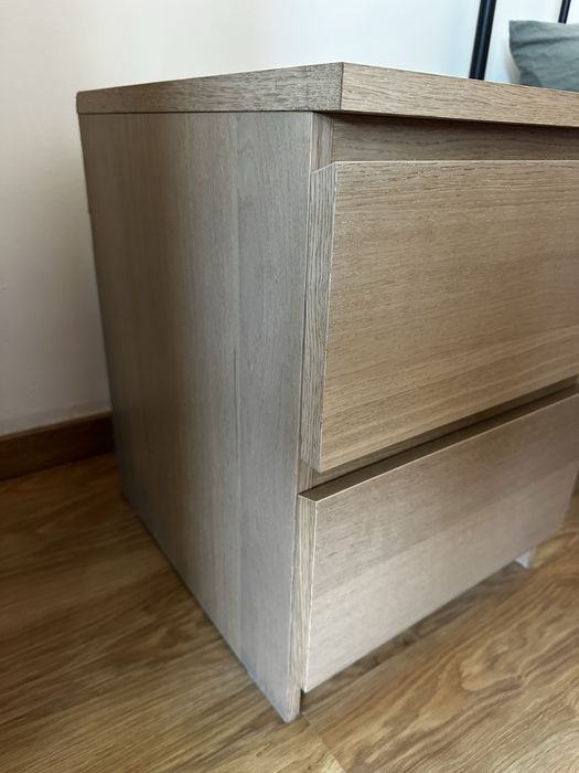 Mesa de Cabeceira Malm Ikea Carvalho