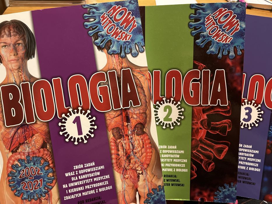 Biologia 1+2+3 - zbiór zadań wraz z odpowiedziami - Nowy Witowski