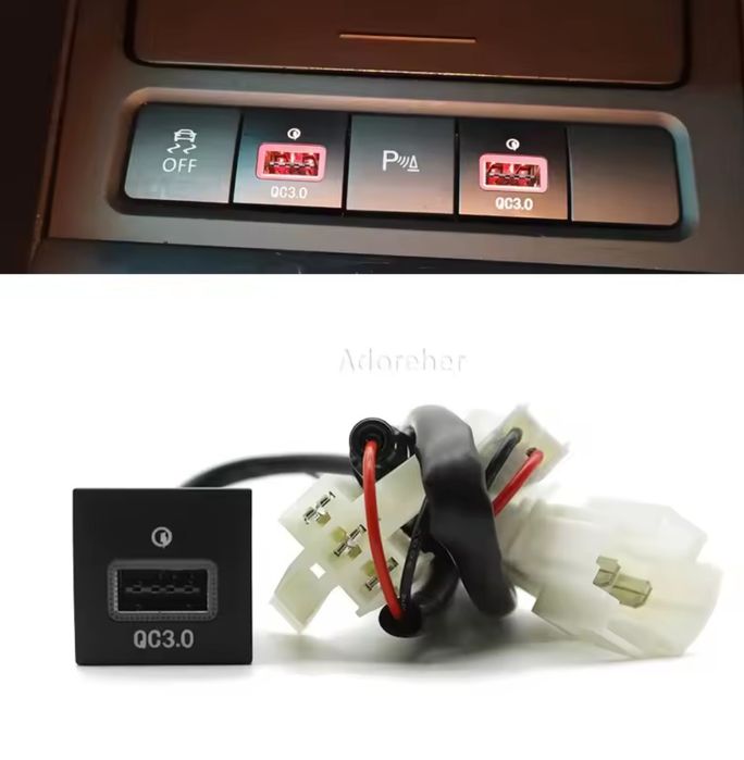 Гнездо USB  в штатное место для Фольксваген golf caddy