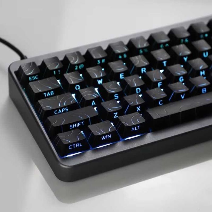 Teclas para teclado, Black Cracked Glow