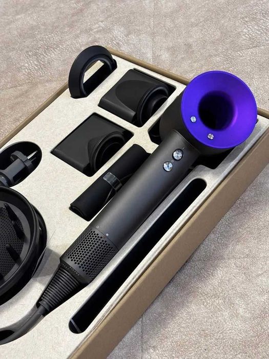 Іонний фен Дайсон | 5 насадок | Професійний фен Dyson Supersonic HD07