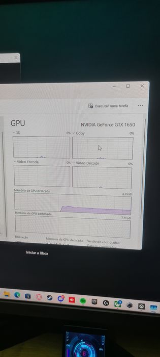 GTX 1650 pouco usada