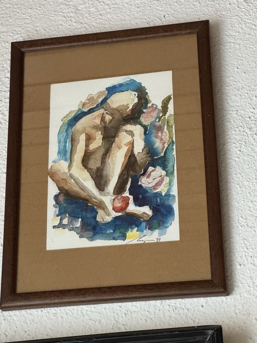 Lote de 7 quadros emoldurados