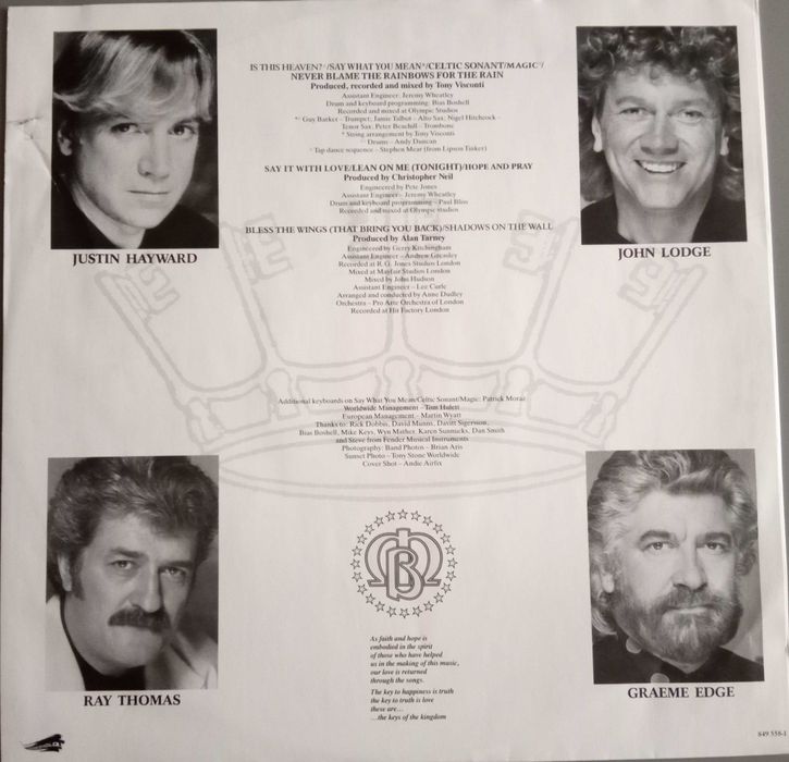 Moody Blues - - - - - Keys of the Kingdom - - - - - LP
