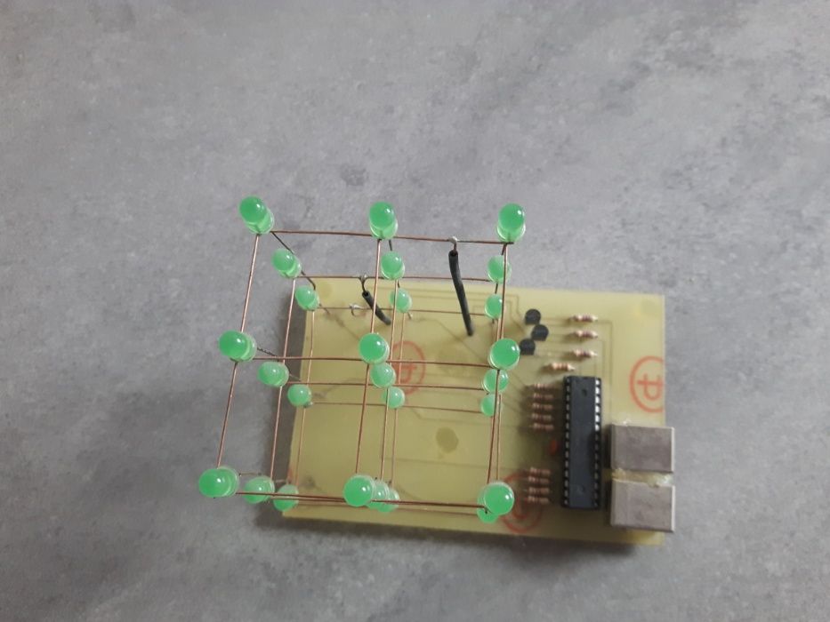 Kostka LED sześcian ledcube led cube 3x3x3 dekoracja ozdoba świetlna