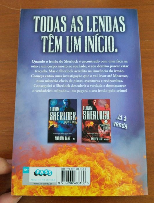 O Jovem Sherlock- Gelo Negro (Novo e c/Portes Incluídos)