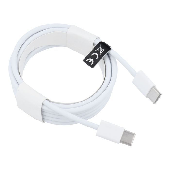 Kabel USB C do USB C PD QC3.0 3A 30W 2 m HD26 biały