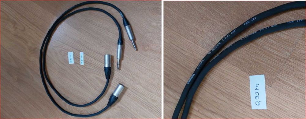 Balanced XLR and TRS Cables64585123914499123