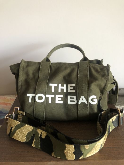 Torebka The Tote Bag kolor zielony khaki