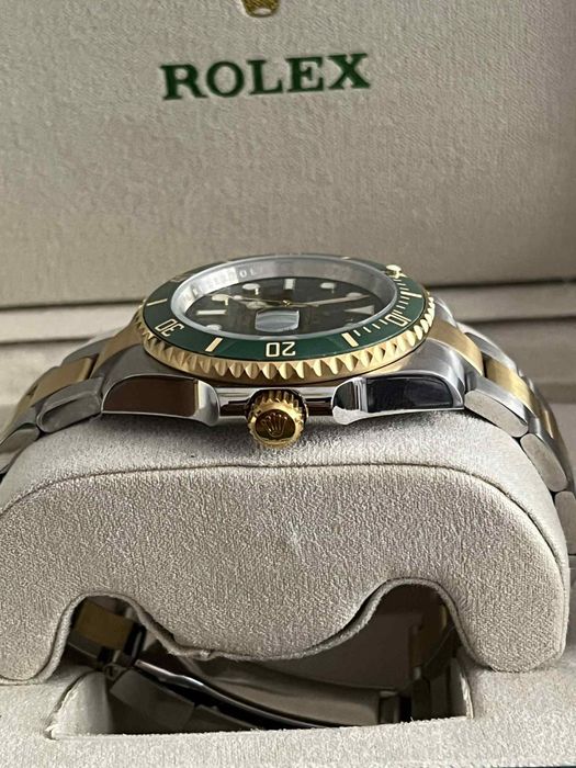 Relogio Rolex Submariner Gold Green