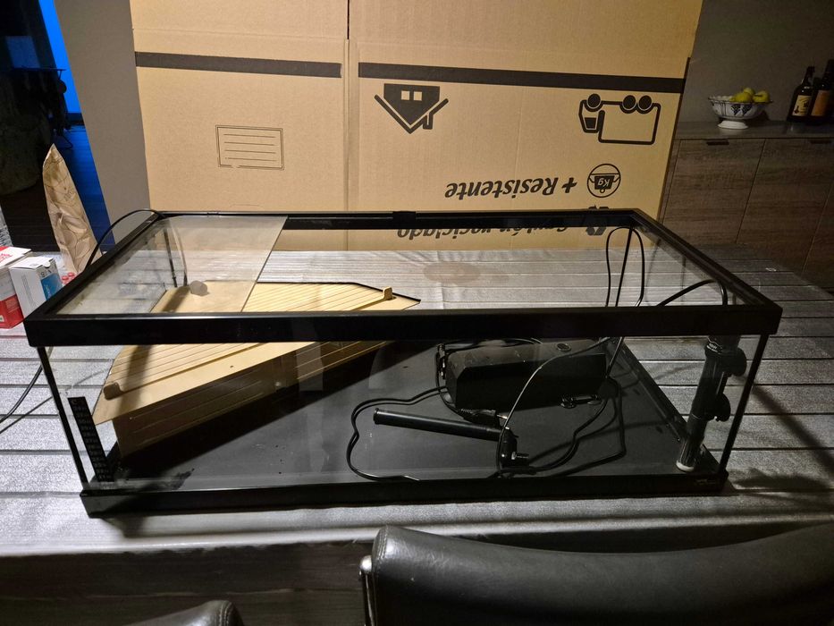 Aquário para tartarugas