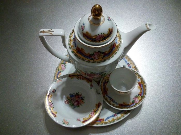 Conjunto completo de porcelanas Limoges