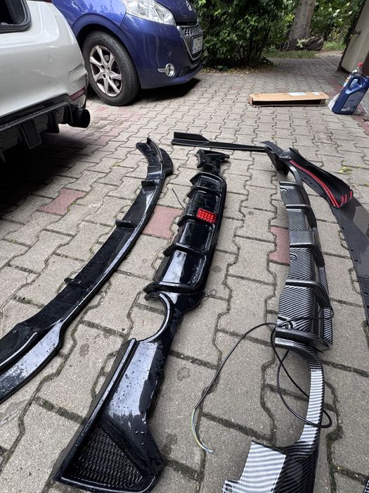 Dokladki bmw f32 dyfozor/spliter/progi