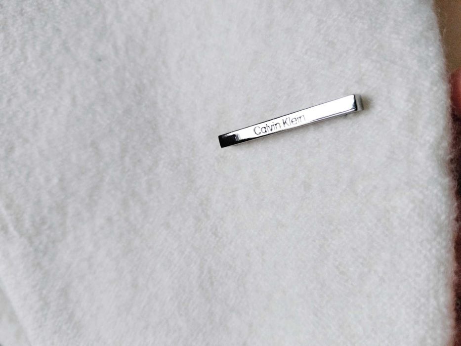 Sweter Calvin Klein, ecru, NOWY z metką, wełniany, 100% wełny