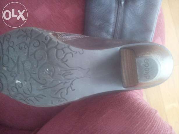 Botas em pele - Dekod