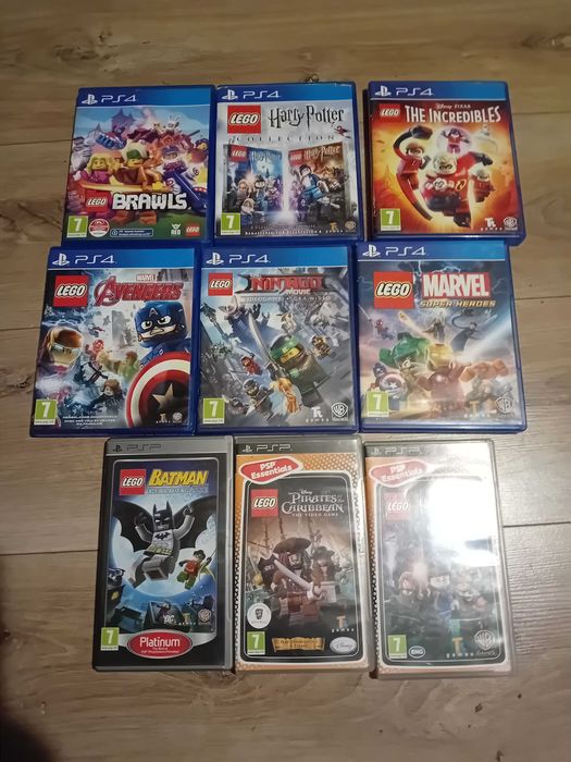 Zestaw gier Lego na różne konsole