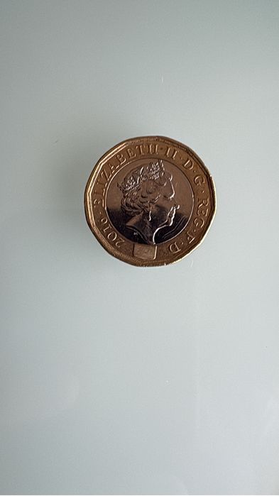 Moeda 1 pound rainha elisabeth 2016