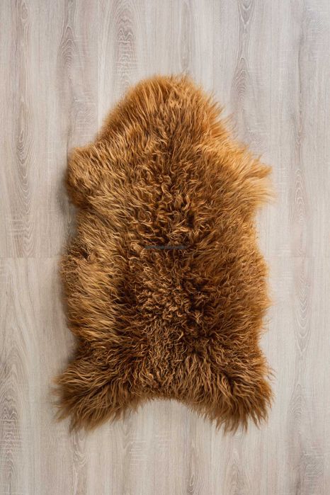 Skóry Owcze Island Bryza 5 kolorów Kręcony Włos XL