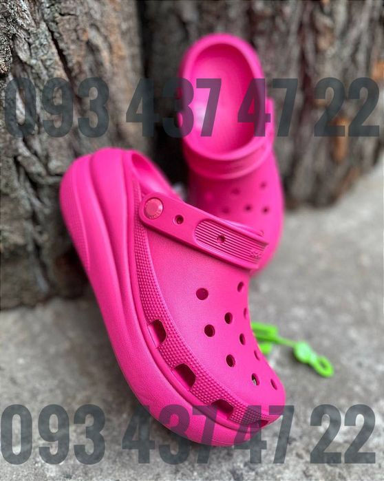 Жіночі Крокси сабо Classic Crush Spring Break Vanilla  на пл