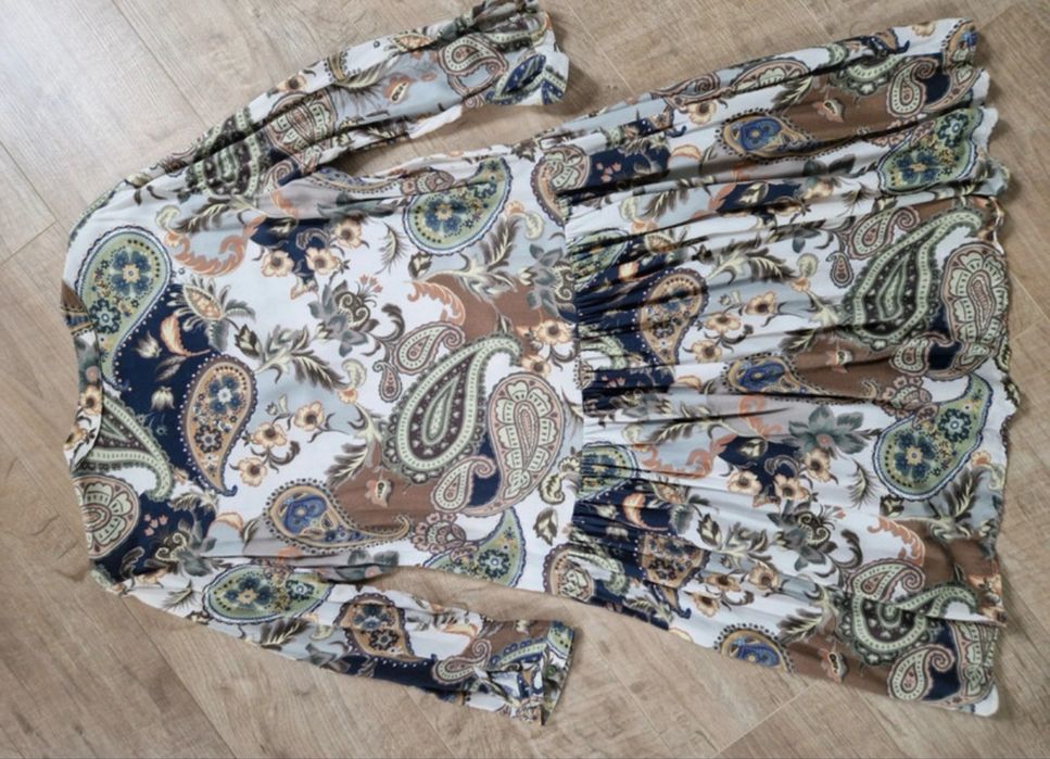 Sukienka boho, paislay - 100% wiskoza