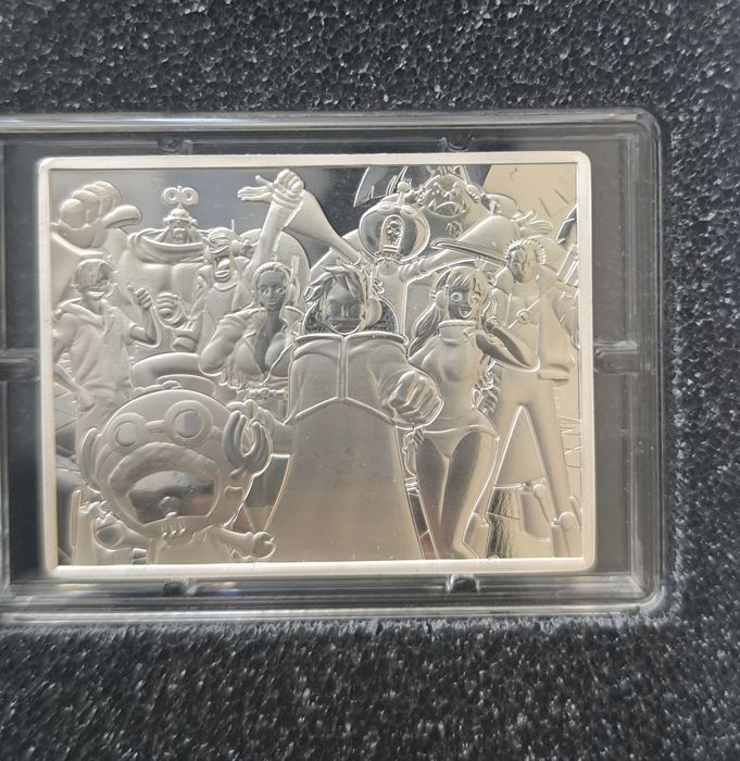 Moeda rectangular de 10€ em Prata One Piece Monnaie de Paris