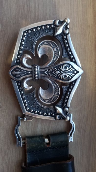 Серебряная пряжка Владыка. 925пр.