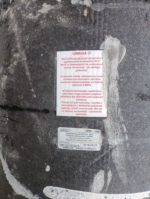 Sprzedam bojler 100l