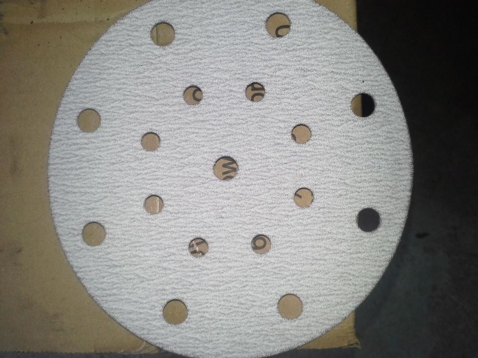 Papier ścierny Papiery ścierne krążek krążki 150 mm na rzep