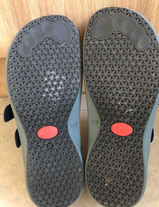 NEW FEET 38 półbuty zamszowe, rzepy, sneakersy, zdrowotne