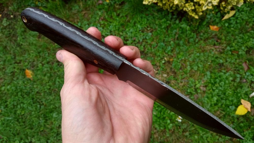 "Junior" Nóż Ręcznie Robiony Bushcraft 50HF Filework