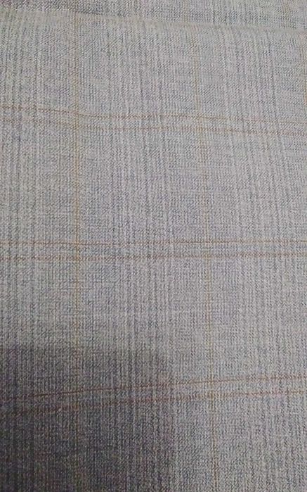 Відріз сірої картатої костюмної вовни