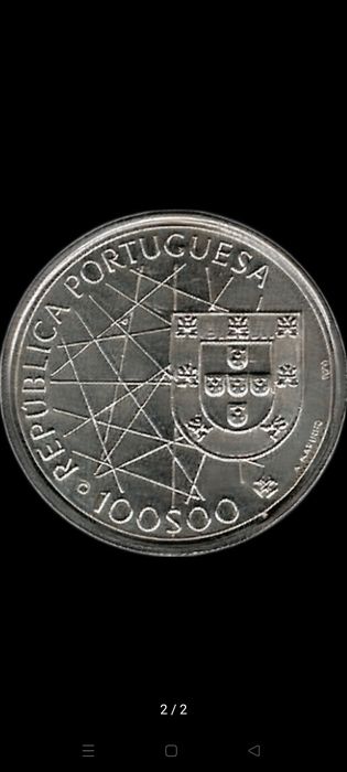 Moeda 100 Escudos, II Série Descobrimentos - À Conquista do Atlântico