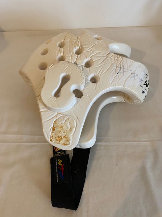 Capacete de proteção taekwondo - usado
