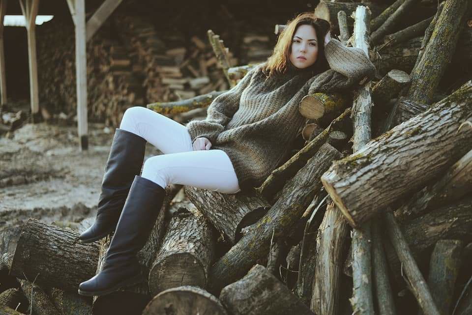 Сапоги кожа зима