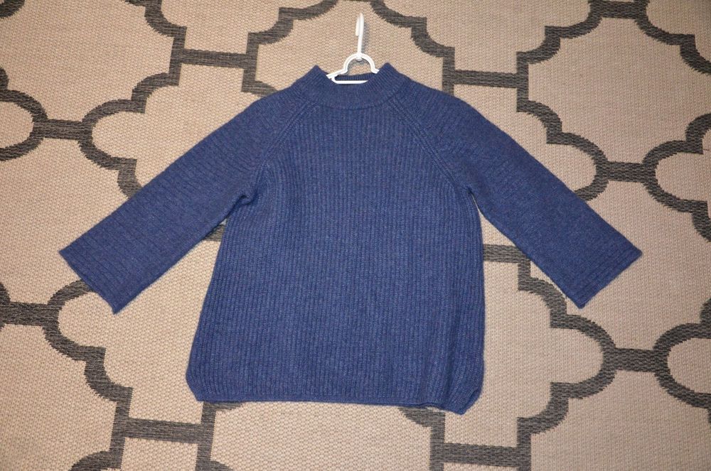 sweter 100% kaszmir mercer&madison granat