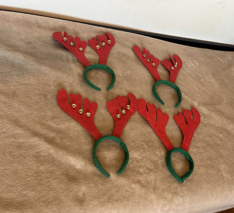 Gorros de Pai Natal e Renas