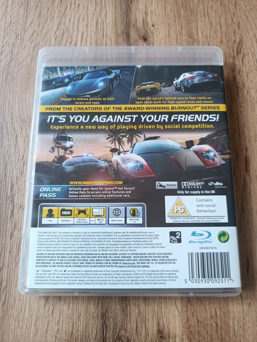 Need For Speed Hot Pursuit PS3