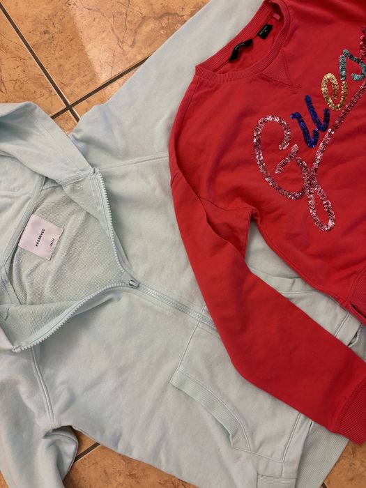 Guess rozowa bluza pink cekiny