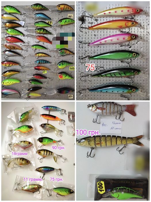 VIB. Цикада. Блешня. Воблер. Приманки.